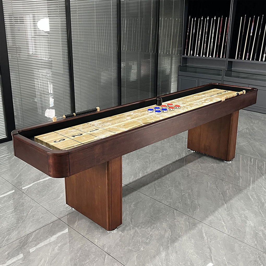 The Drift Architect 9-Foot Deluxe Classic Shuffleboard Table